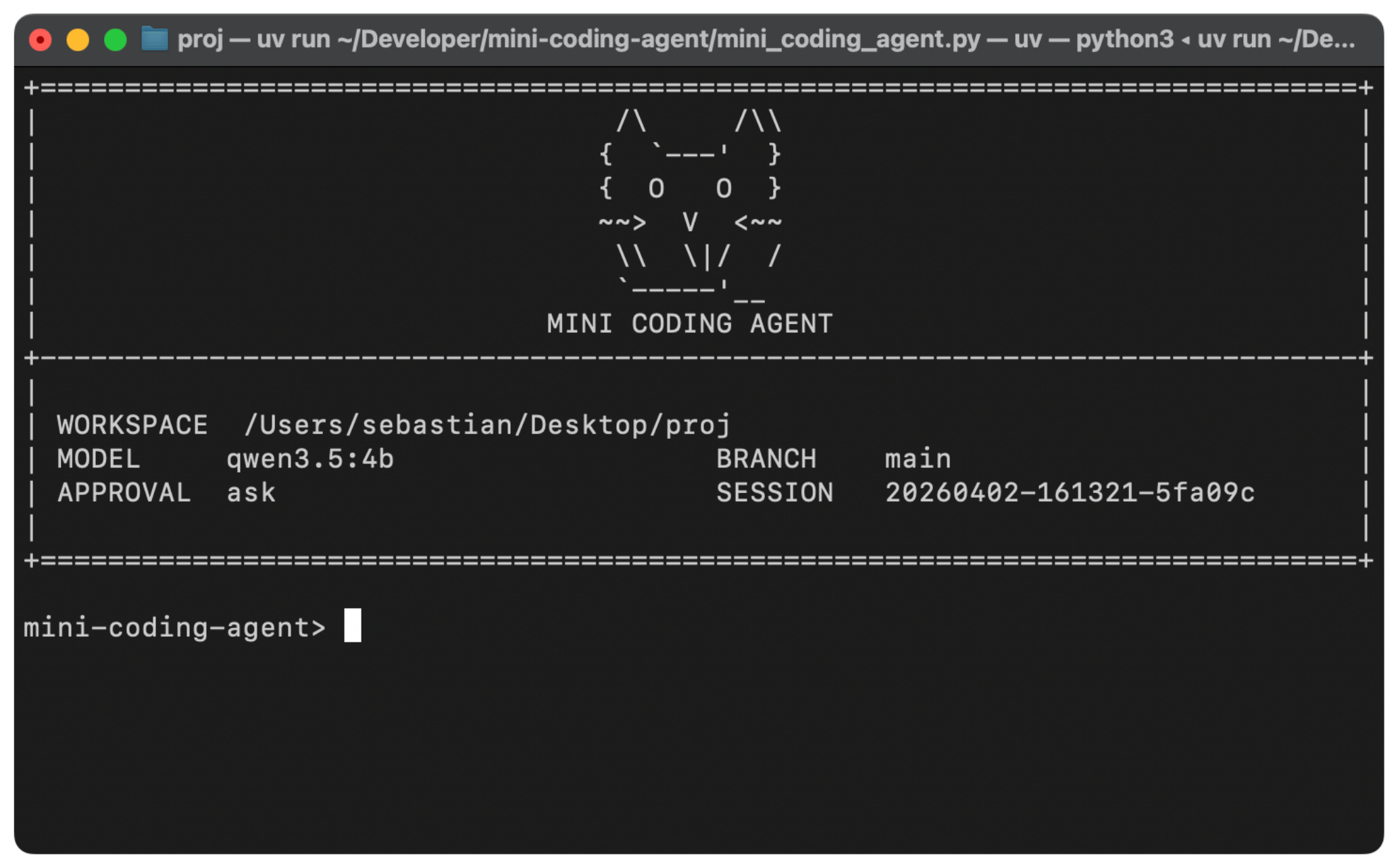 Mini Coding Agent